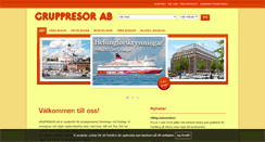 Desktop Screenshot of gruppresor.se